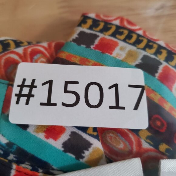 Cato Top Womens 3XL Multicolor Boho 3/4 Sleeve Lightweight V-Neck - Picture 9 of 9